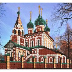 Набор для вышивания бисером Созвездие Храм Архангела Михаила, З-105