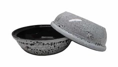 Салатник Борисовская керамика Тирамису Модерн №2 ТИР00005465 Белый; серый