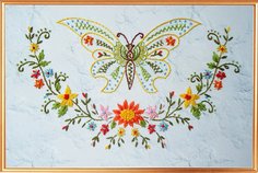 Вышивальная мозаика Панно, Бабочка, 18*28 см