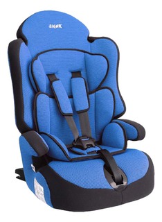 Автокресло Siger Прайм Isofix цв.голубой гр.1/2/3