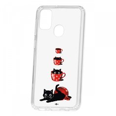 Чехол для Samsung Galaxy M30S КRUЧЕ Print Котенок в чашке