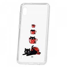 Чехол для Samsung Galaxy A10 2019 КRUЧЕ Print Котенок в чашке