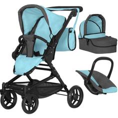 Коляска для кукол Carrello Magia 3 в 1 Blue