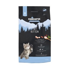 Сухой корм для котят и кормящих кошек Chicopee HNL Cat Kitten, домашняя птица, 1.5кг
