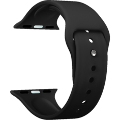 Силиконовый ремешок Deppa Band Silicone для Apple Watch 42/44 mm черный