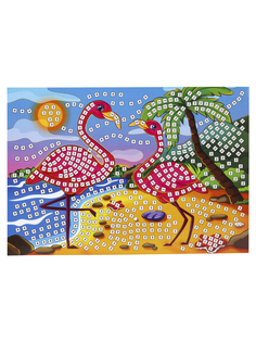 Мозаика мягкая Фламинго у моря, формат А4 (29,5x20 мм) Рыжий кот М-0436