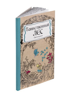 Раскраска-антистресс, А5, 56л, ТАИНСТВЕННЫЙ ЛЕС /Р-9733 Проф Пресс