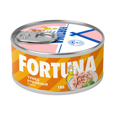 Тунец Fortuna рубленый в масле 6 шт по 185 г Фортуна