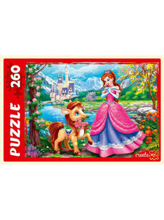 Пазлы Принцесса и пони , 260 элементов Рыжий кот