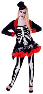 Карнавальный костюм Bristol Скелет, цв. черный р.164