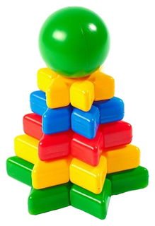 Пирамидка "Треугольник", 12 деталей Класата