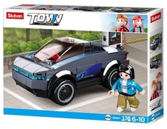 Конструктор Электрокар (136 деталей) SLUBAN