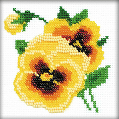 Набор для вышивания бисером РИОЛИС Анютки, 1221