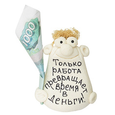 Фигурка "Только работа превращает время в деньги" 93240 Эврика
