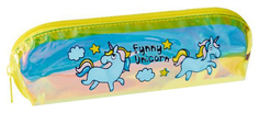 Пенал школьный ВЕСЕЛЫЕ ЕДИНОРОГИ Феникс