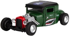 Коллекционная металлическая машинка Autogrand MAD POWER CAR хот-род 1:34 зеленый