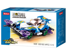 Конструктор Супер гонка 3 (54 детали) SLUBAN
