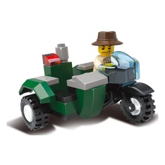 Конструктор Трехколесный мотоцикл , 39 деталей Sluban