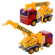 Машинка инерционная Строительный кран, 19 см Yako Toys