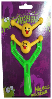 Рогатка 1 TOY Лизуны с рожицами Мелкие пакости