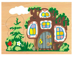 Игрушка деревянная "Рамка Дерево-Теремок 1", WOODEN TOYS