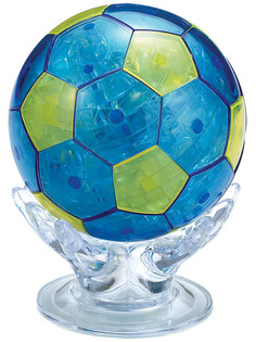 Головоломка 3D Crystal blocks. Футбольный мяч с подсветкой Город Игр