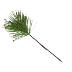 Елочное украшение Marko Ferenzo Grande Веточка сосны 1 шт 40x13 см