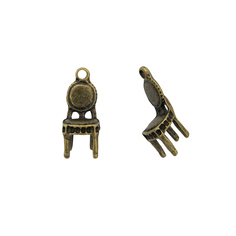 Набор металлических подвесок SCB 250120480b Стульчик медь, 10шт Scrap Berrys