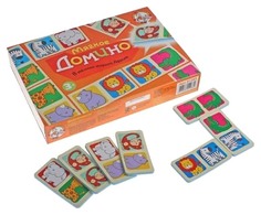 Мягкое домино "В желтой жаркой Африке", 28 деталей Десятое королевство