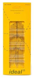 Набор швейных игл IDEAL Ассорти, 5 упаковок по 50 игл 5 шт.