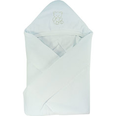 Конверт-одеяло Папитто велюр с вышивкой Белый 2157