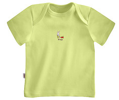 Футболка с коротким рукавом "Be Happy" (цвет: салатовый, рост 80 см) Наша Мама