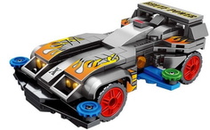 Конструктор Sembo Машинка-трансформер mini 4WD. Гонщик Рё Такаба Tridagger X 607041-44