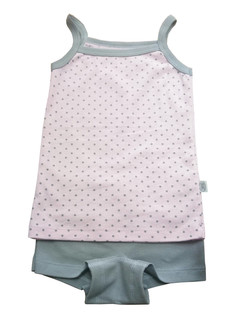 Комплект для девочки (майка на бретелях/трусы-шорты, рост 110 см) Наша Мама