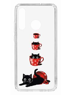 Чехол для Huawei Honor 10i КRUЧЕ Print Котенок в чашке