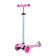 Самокат Трехколесный Maxiscoo Junior (2021) со Светящимися Колесами, Точки