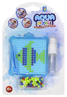 Мозаики 1Toy Aqua pixels Т11386