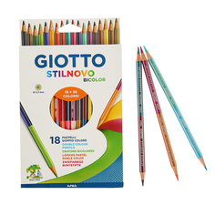 Карандаши цветные "Stilnovo Bicolor", двусторонние, 36 цветов Giotto