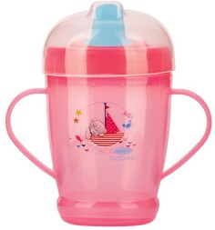 Кружка-поильник Baboo Me to You, с носиком (цвет розовый), 250 мл BABOO 8-211