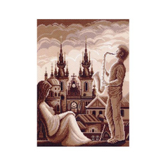 Канва с рисунком Матренин посад Муза, 37*49 см 1463