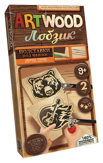 DANKO TOYS Набор креативного творчества Artwood. Подставка под чашку LBZ-02-01