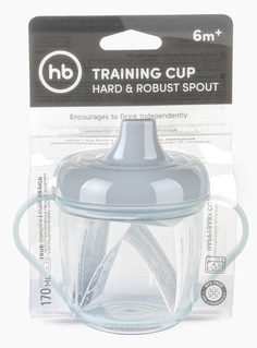 Поильник с ручками Happy Baby Training Cup , цвет: steel, 170 мл