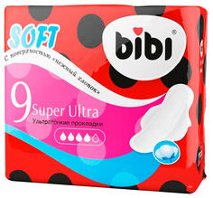 Прокладки BiBi Soft Super Ultra ультратонкие 9 шт