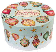 Коробка подарочная "Игрушки на голубом", 14х14х7 см Феникс Present