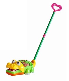 Каталка-сортер на палочке Крокодил YAKO Yacco