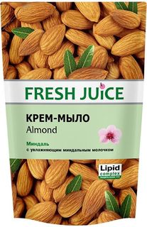 Крем-мыло дой-пак Fresh Juice Almond с миндальным молоком 460 мл