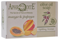 Косметическое мыло Aphrodite Оливковое с манго и папайей 100 г