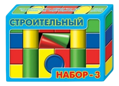 Конструктор Строительный набор 3 19 деталей Тридевятое царство