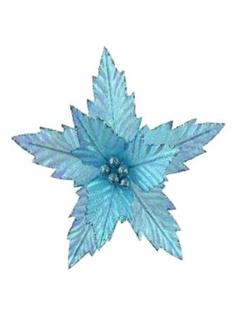 Нежная лилия в голубом из полиэстера, на клипсе арт.82194 Феникс-Презент