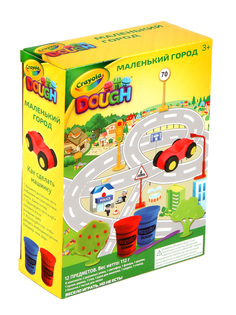 Игровой набор с тестом для лепки Маленький город Crayola